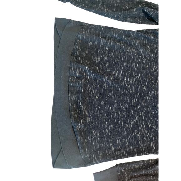 Threads 4 Thought Top Women's Size M Blue/White Fitted Waistband Casual Date - Picture 8 of 13